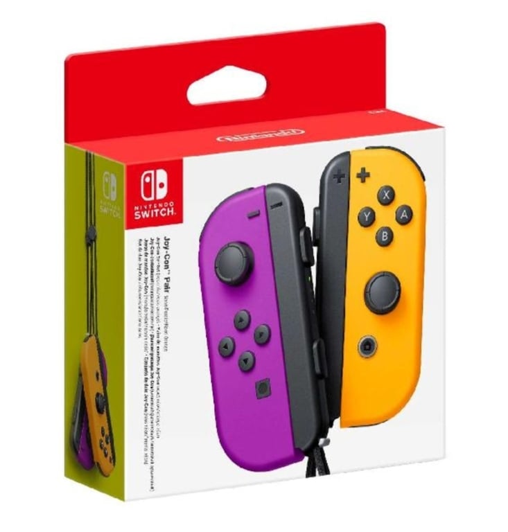 Геймпад для Switch Nintendo Switch Joy-Con Neon Purple/Neon Orange