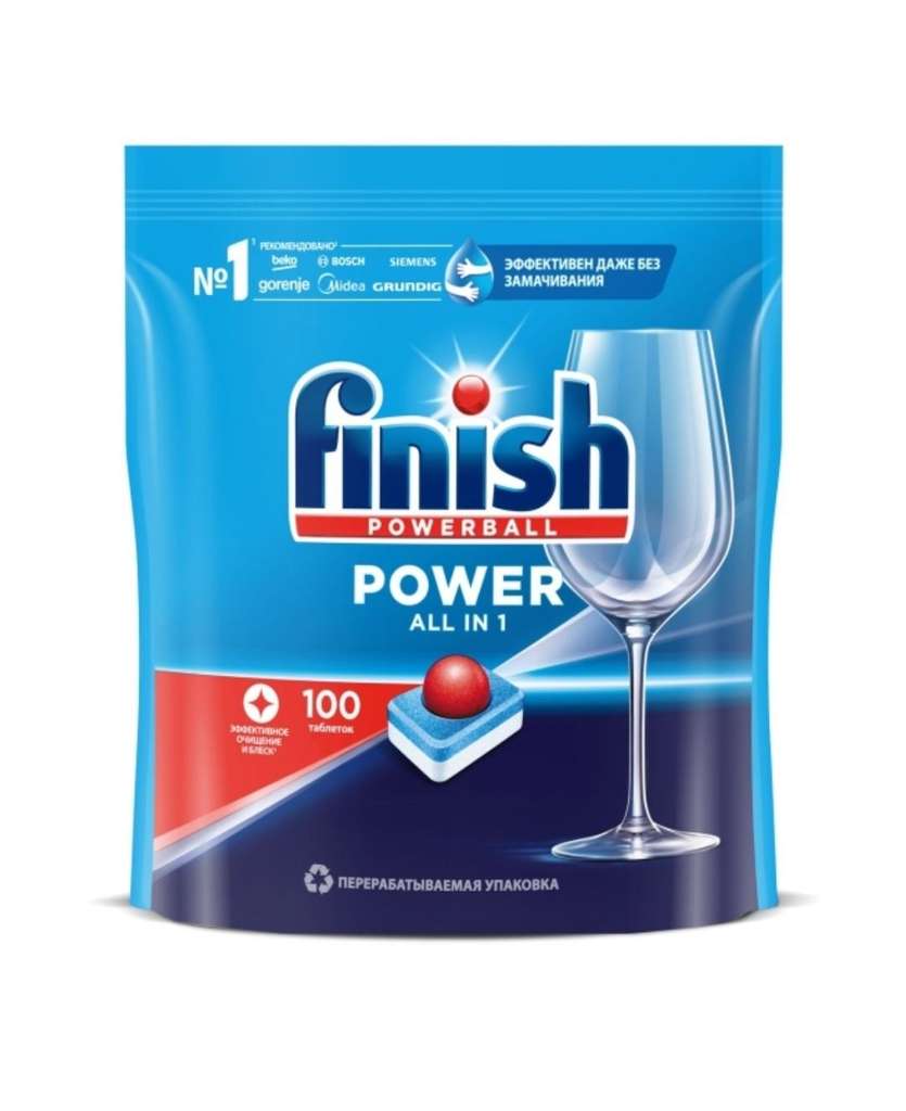 Таблетки для посудомоечной машины Finish Power 100 шт