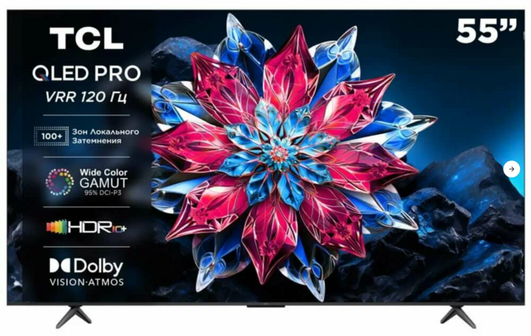 Телевизор TCL 55C655PRO (2024) Smart TV