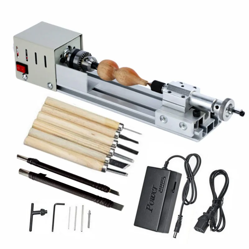Токарный станок FNICEL Mini Wood Lathe Machine, Upgraded T1
