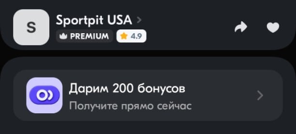 200 бонусов продавца Sportpit USA