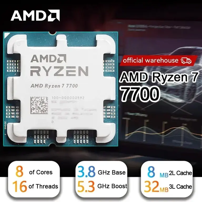 Новый процессор AMD Ryzen 7 7700 (из Китая)