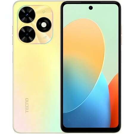 Смартфон Tecno SPARK Go 2024 4/128GB Alpenglow Gold (цена с промокодом по карте Альфа банка)