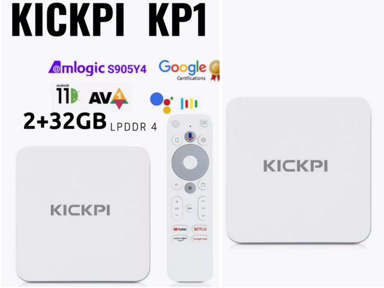 ТВ приставка KICKPI KP1 Amlogic S905Y4 2/32Гб