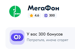 300 бонусов