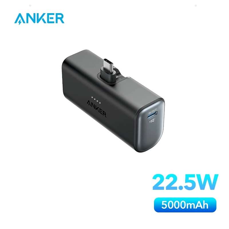 Внешний аккумулятор Anker Nano A1653, 5000 мАч, USB Type-C, разные цвета