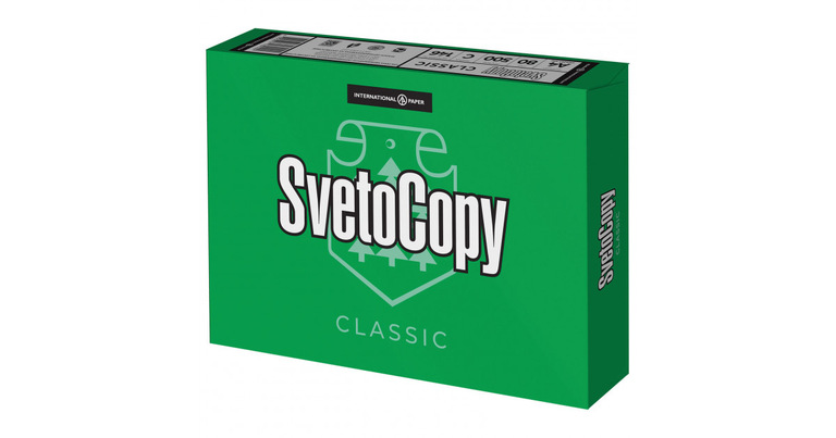 Бумага офисная "SvetoCopy", 500 листов, А4. 000877