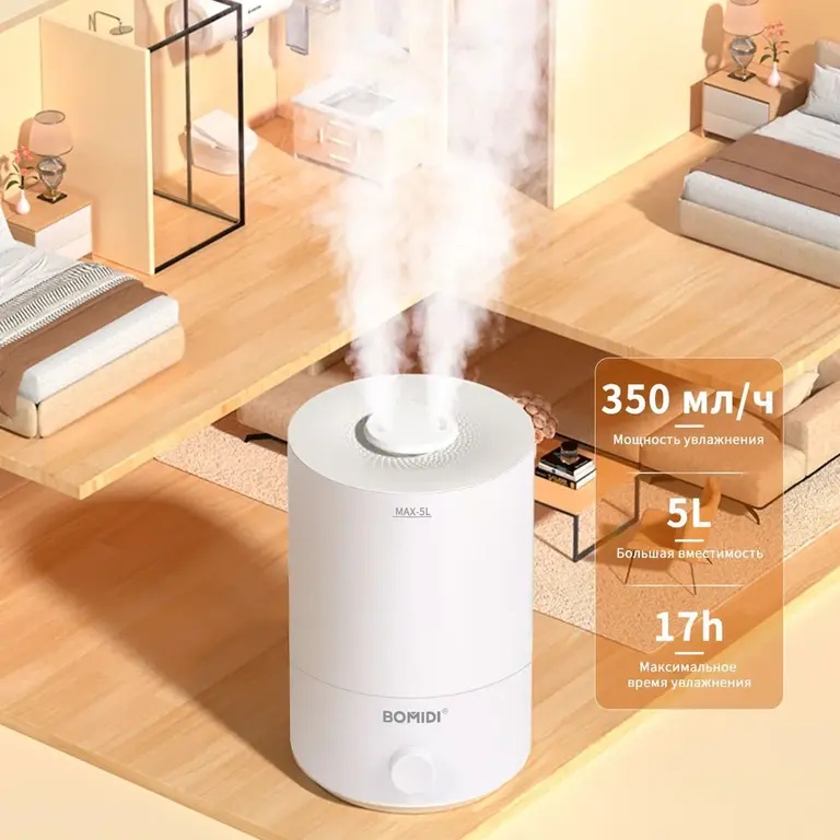 Увлажнитель воздуха UH05 Smart humidifier (с Озон картой)