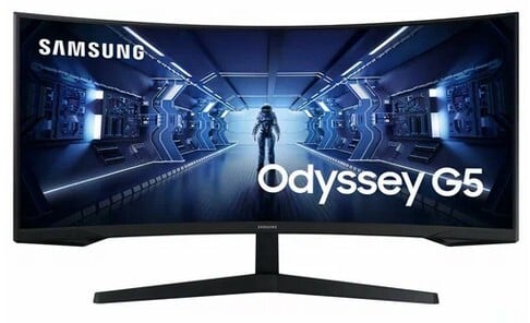 Игровой монитор Samsung Odyssey G5 34"/VA/3440х1440/165Гц/черный (C34G55TWWI)