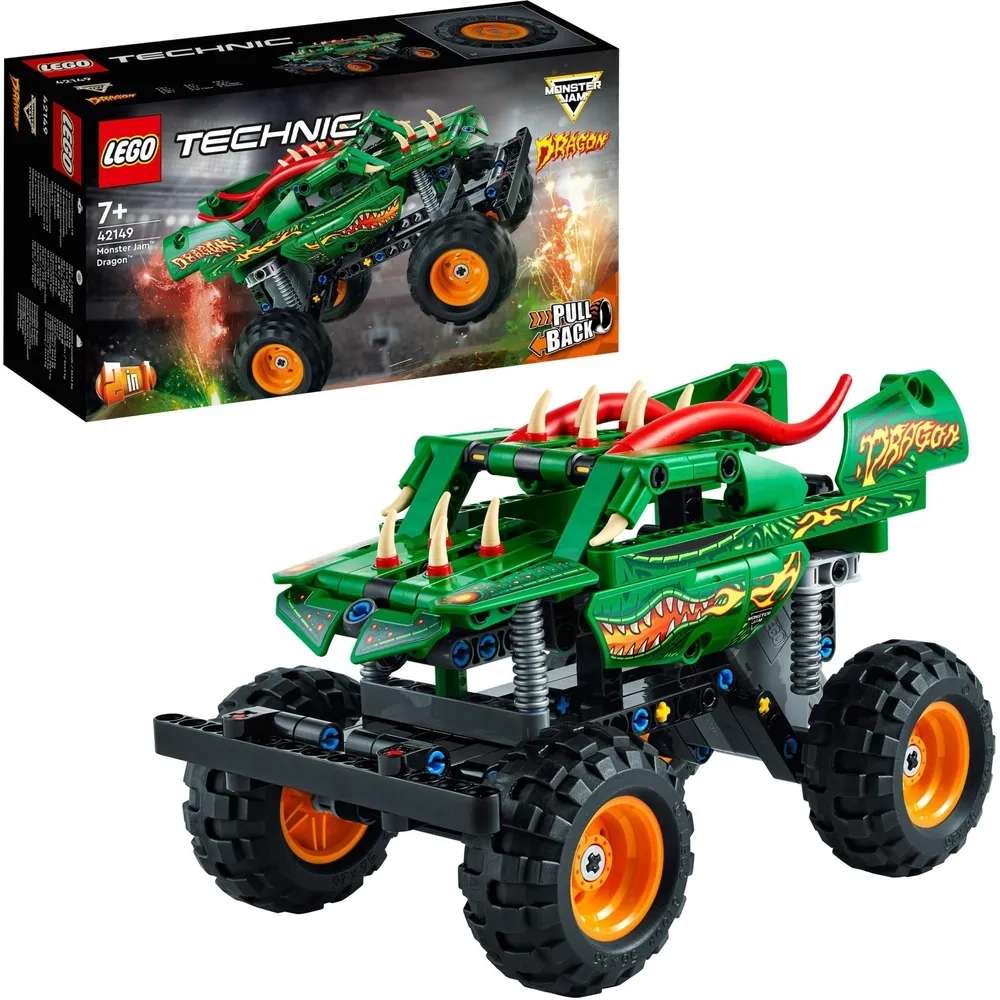 Конструктор LEGO Technic Monster Jam Dragon (42149) с WB кошельком