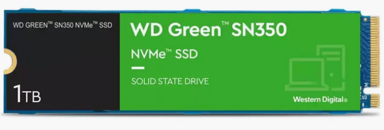 Внутренний SSD-накопитель WD Green SN350 WDS100T3G0C