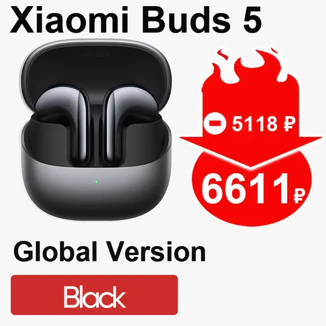 Беспроводные наушники Xiaomi Buds 5 TWS global