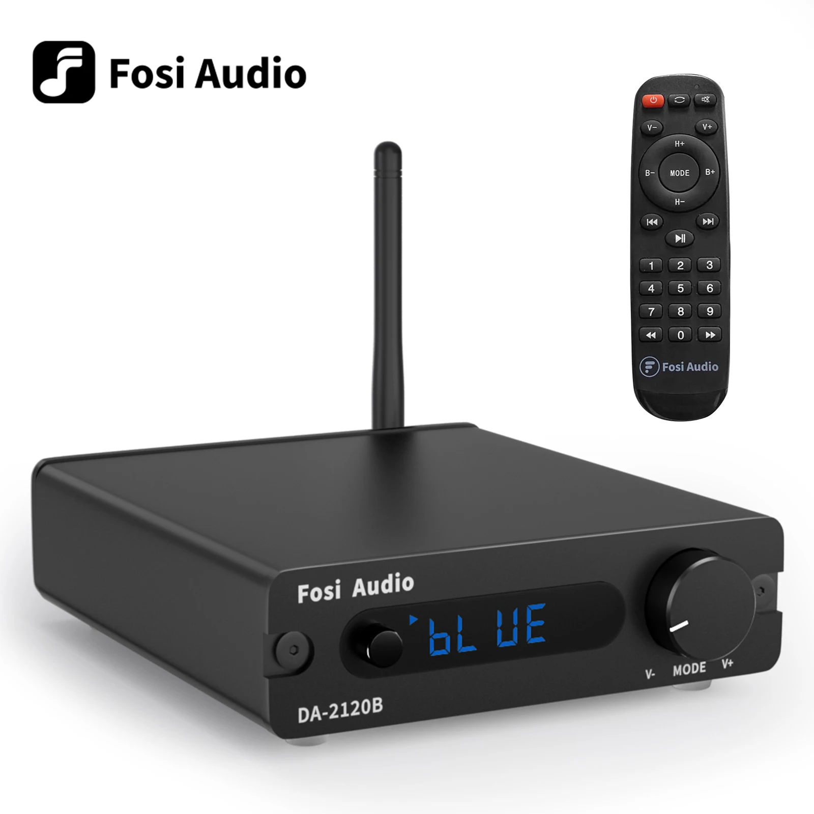 Усилитель Fosi Audio DA2120B Bluetooth TPA3116 стерео аудио класс D