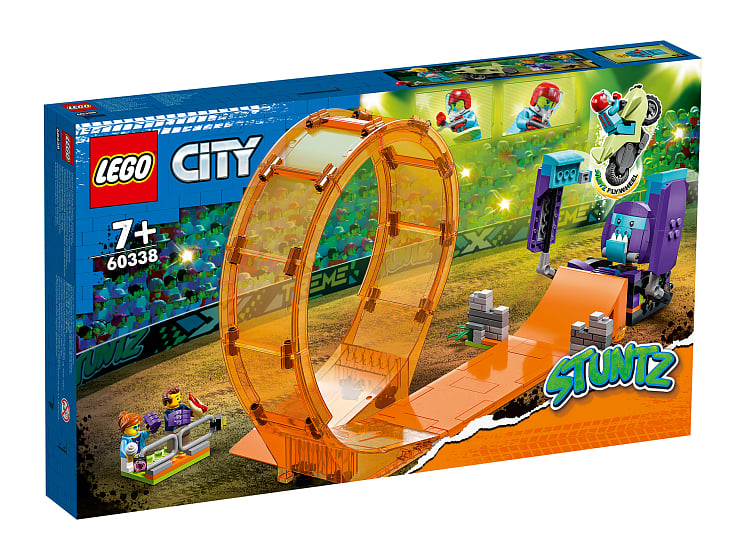 Конструктор LEGO City 60338 Трюковая петля «Сокрушительный шимпанзе»