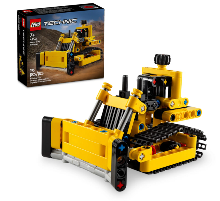 Конструктор LEGO Technic 42163 Heavy-Duty Bulldozer, 195 дет. (цена с Я.Пэй/Альфой, зависит от аккаунта)