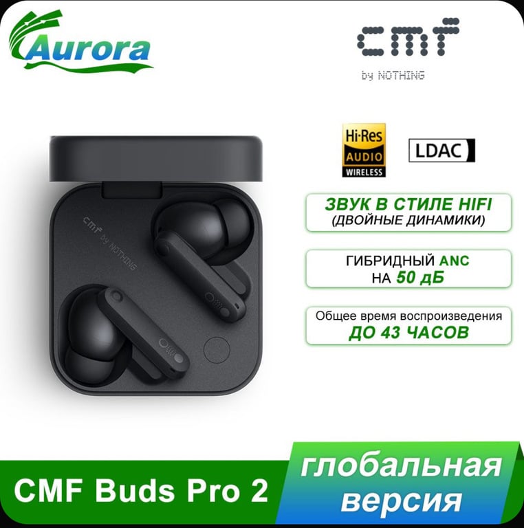 Наушники CMF Buds Pro 2, 3 цвета (из-за рубежа)