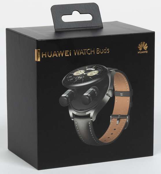 Смарт-часы со встроенными беспроводными наушниками Huawei Watch Buds Black