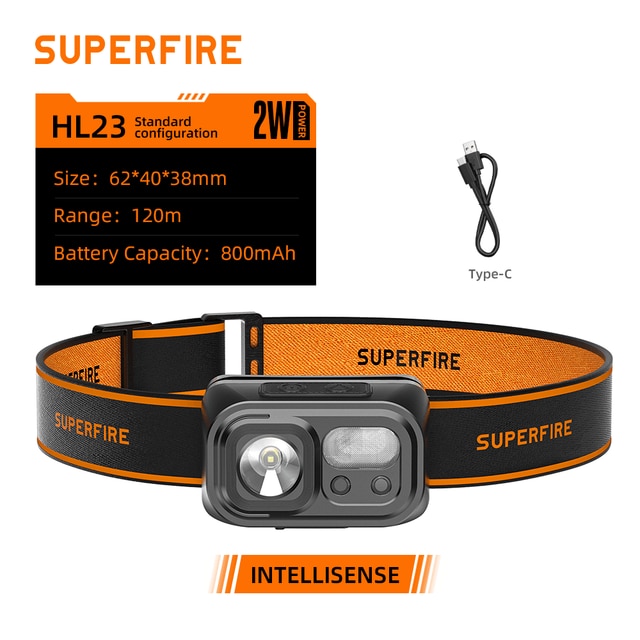 Налобные фонари SUPERFIRE HL23