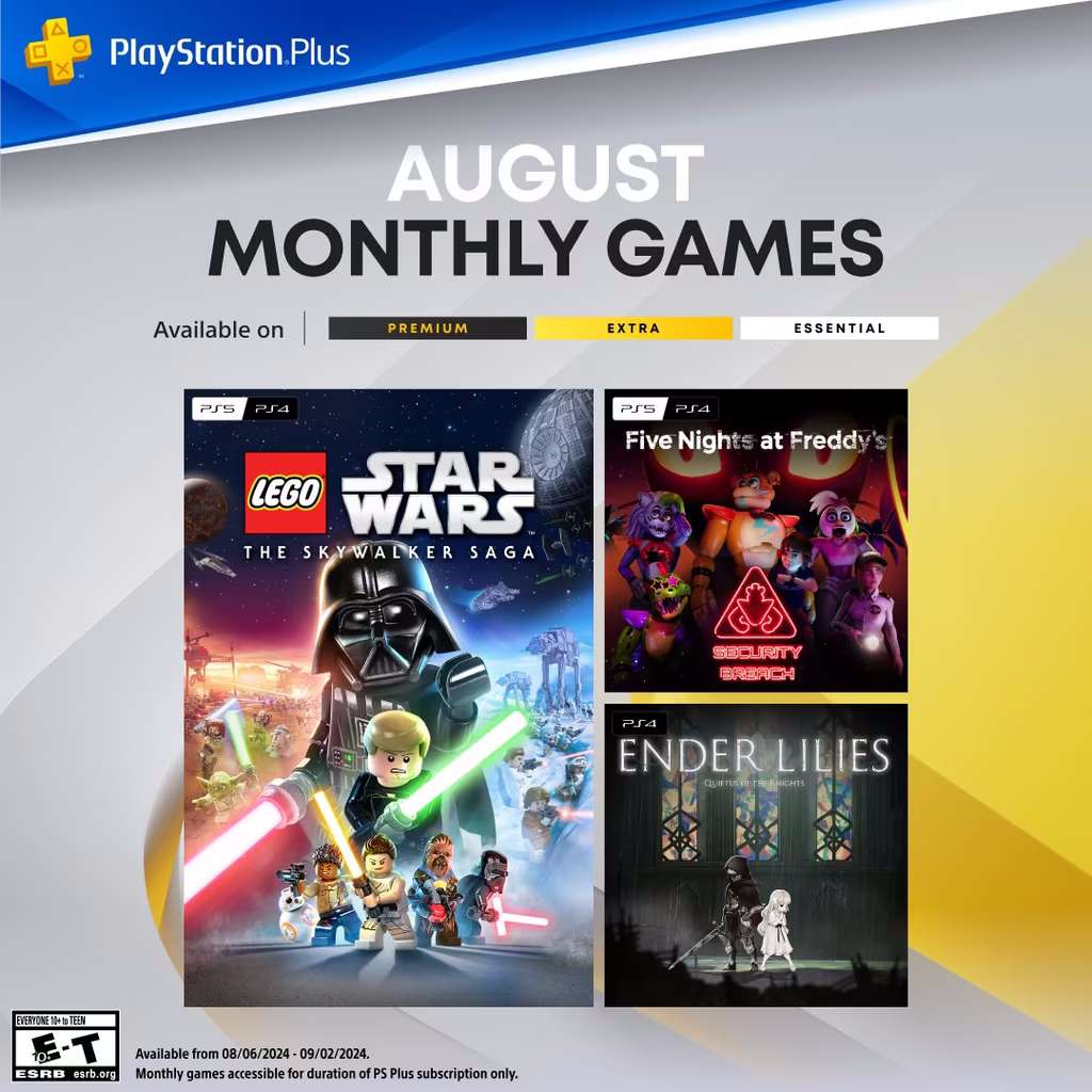 [PS4] Игры на август LEGO Star Wars: The Skywalker Saga, Five Nights at Freddy’s Security Breach, Ender Lilies: Quietus of the Knights