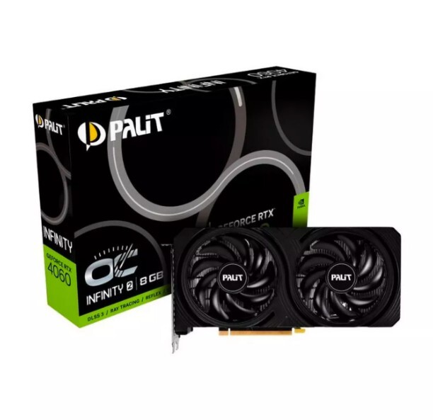 Видеокарта Palit GeForce RTX 4060 INFINITY OC (с WB кошельком)