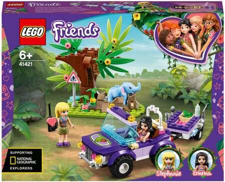 Конструктор LEGO Friends 41421 Джунгли: спасение слонёнка, 203 дет.