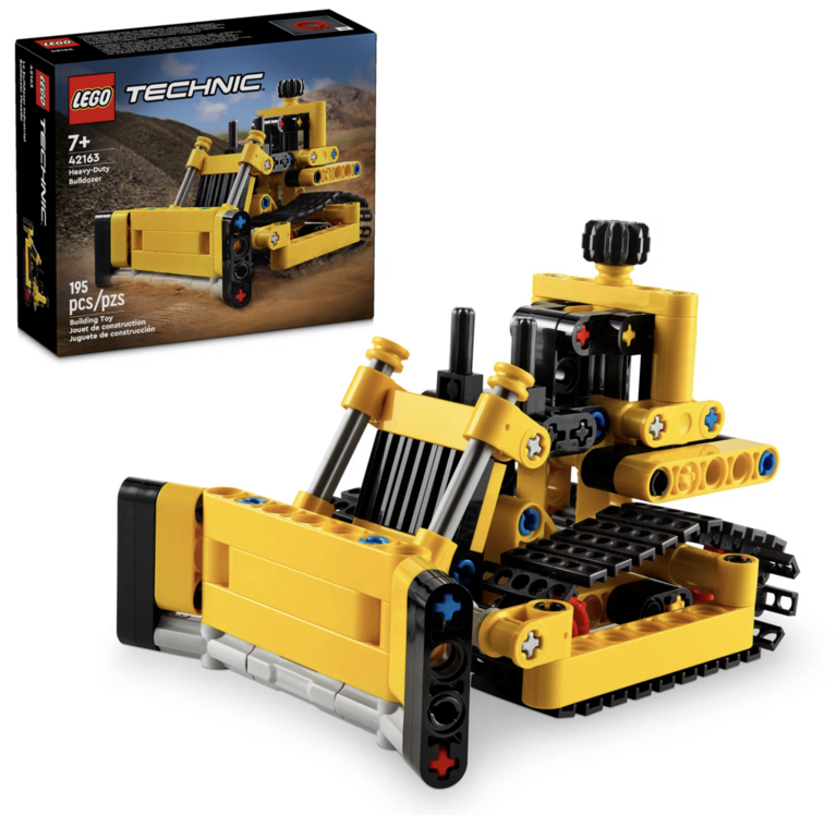 Конструктор LEGO Technic 42163 Heavy-Duty Bulldozer, 195 дет. (с картой Альфа Банка)