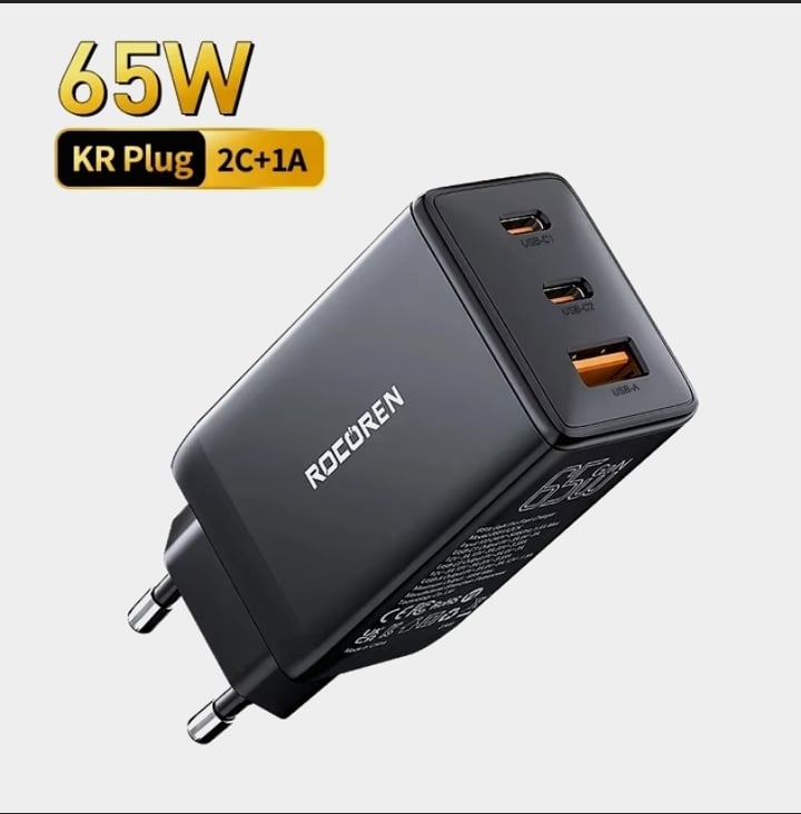 Зарядное устройство Rocoren GAN 65w