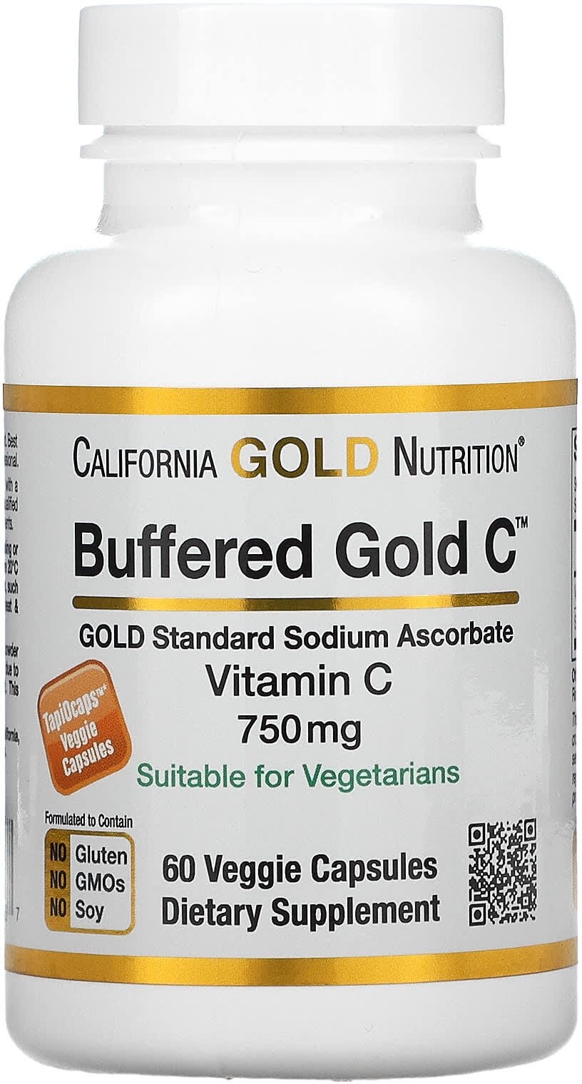 California Gold Nutrition Buffered Vitamin C капс., 750 мг, 0.29 г, 240 шт