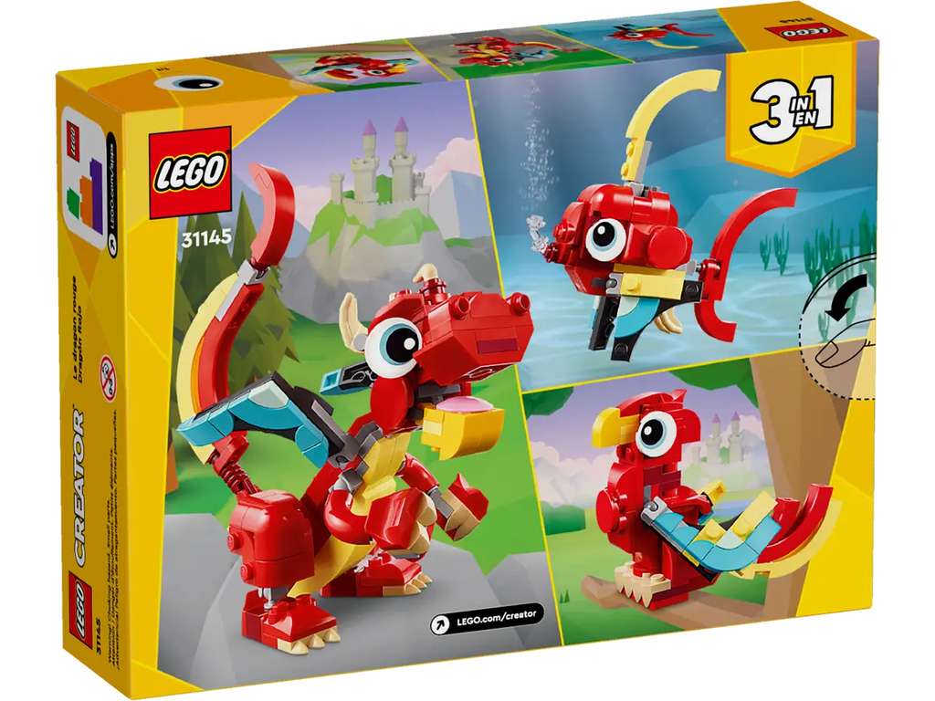 Конструктор Lego Creator Red Dragon 31145, 149 дет.