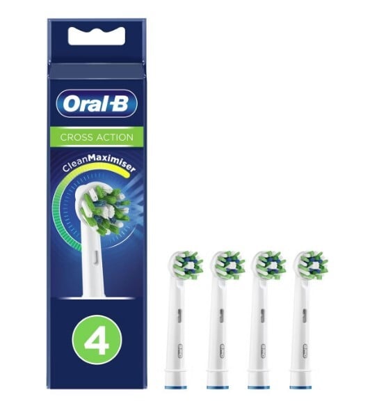 Насадка для зубной щетки Oral-b Cross Action, 4 шт. (EB50RB-4)