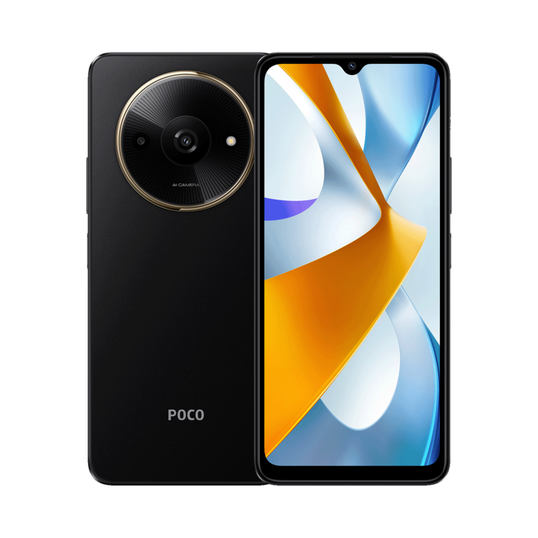 Смартфон Xiaomi POCO C61, 4/128 Гб, 5000 мАч, 2SIM, Ростест, EAC