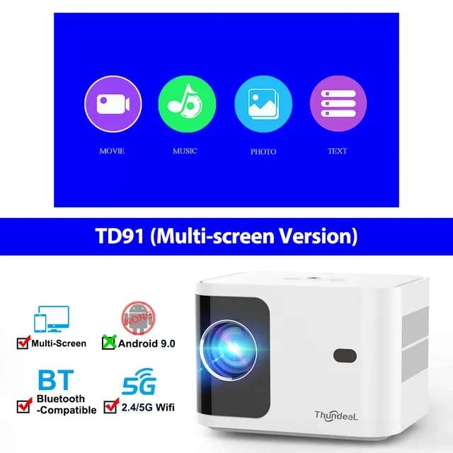 HD проектор Thundeal TD91 (напр., Multiscreen версия)