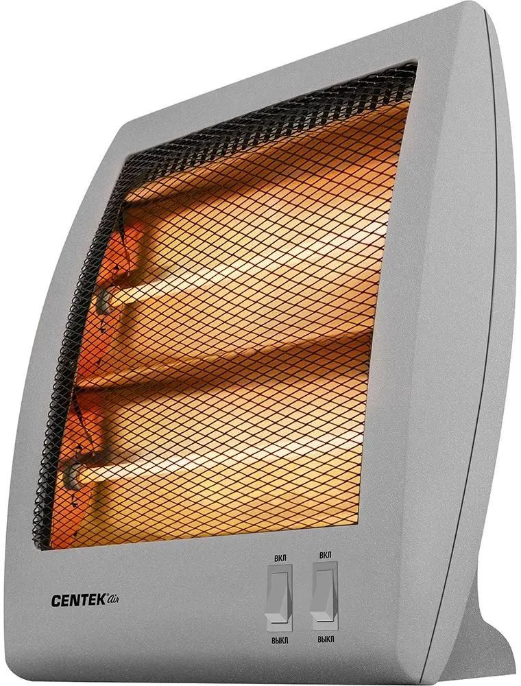 Инфракрасный обогреватель CENTEK CT-6100 LGY, 800Вт, 15м2, кварцевый, серый