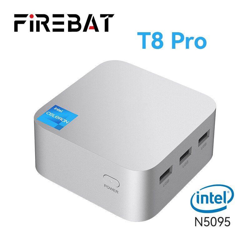 Мини-ПК FIREBAT T8 Pro Plus 8/256 на Intel N100