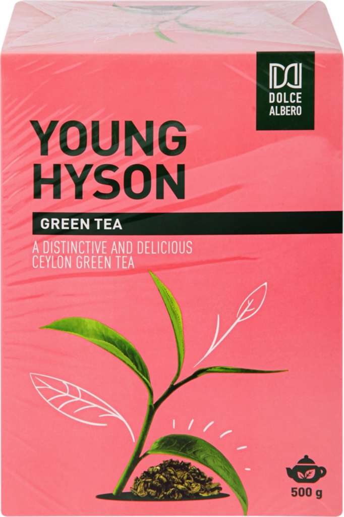 [Мск] Чай зеленый DOLCE ALBERO Young Hyson листовой, 500г, Шри-Ланка