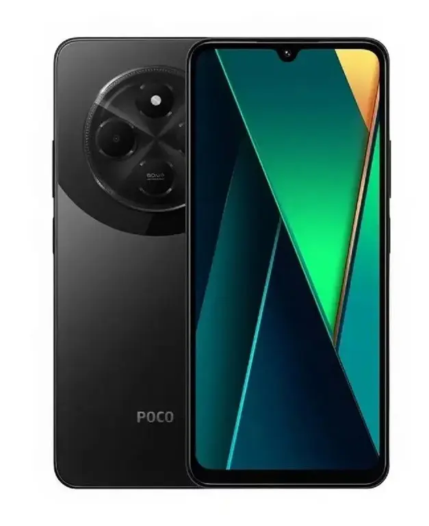 Смартфон Poco C75 Ростест (EAC) 8/256 ГБ, черный