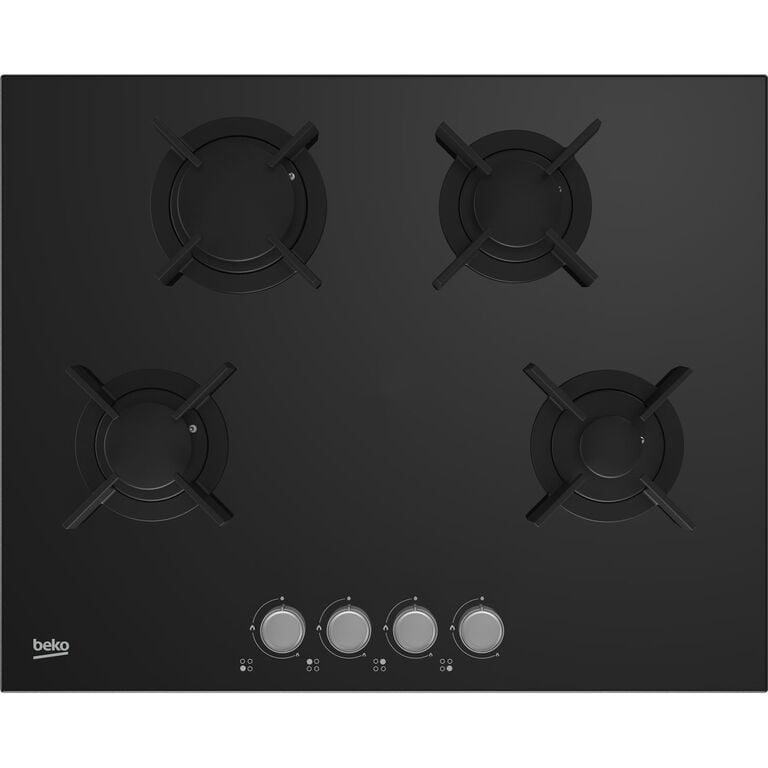 Встраиваемая газовая панель независимая Beko HING 642202 SB черная