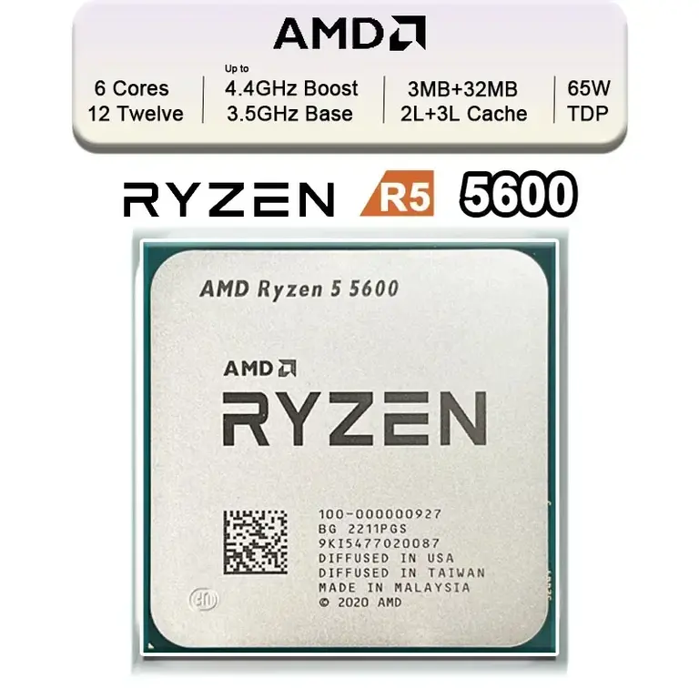 Процессор AMD Ryzen 5 5600