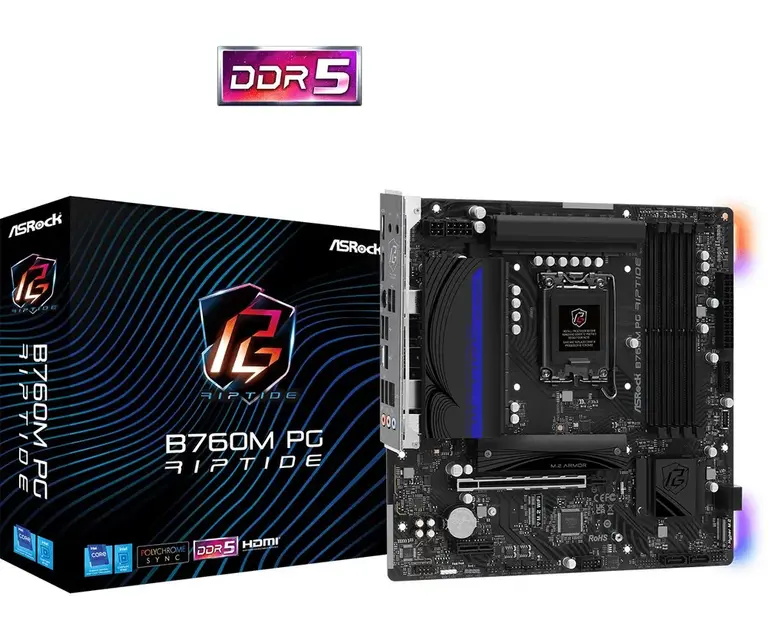 Материнская плата ASRock B760M PG RIPTIDE DDR5