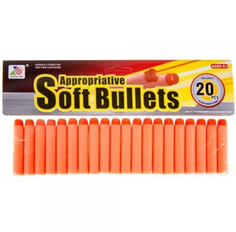 Набор снарядов для бластера Soft Bullets, 20 штук