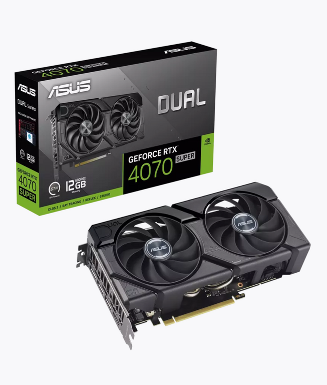 Видеокарта ASUS RTX 4070 Super Dual Evo