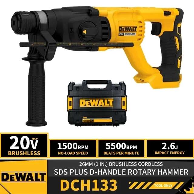 Аккумуляторный перфоратор DEWALT DCH133 (Тушка) + Кейс