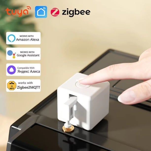 Кнопка-переключатель Tuya Smart Zigbee Fingerbot Plus