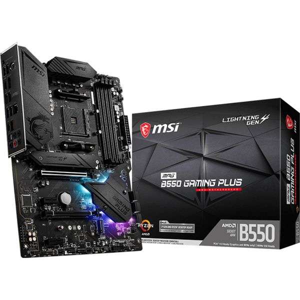 Материнская плата MSI MPG B550 GAMING PLUS (AM4, ATX), с Вайлдберриз Кошельком, продавец без отзывов