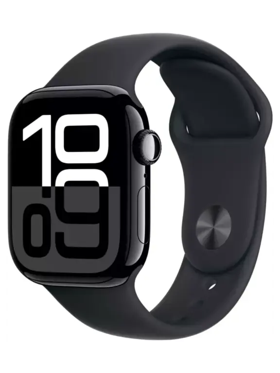 Смарт часы Apple Watch Series 10 42mm Jet Black M/L (с WB кошельком и подпиской WB)