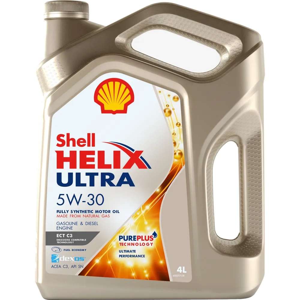 Масло shell helix ultra 5w30 4 л (с Озон картой)