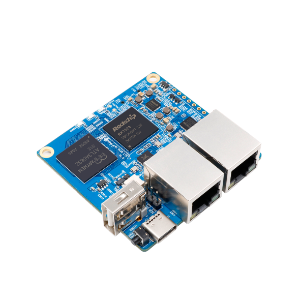 Одноплатный компьютер Orange Pi R1 (wi-fi 5 на RTL8189FTV, AllWinner H3, 512 Мб ОЗУ, 16 Мб ПЗУ + MicroSD, ×2 Ethernet, MicroUSB)