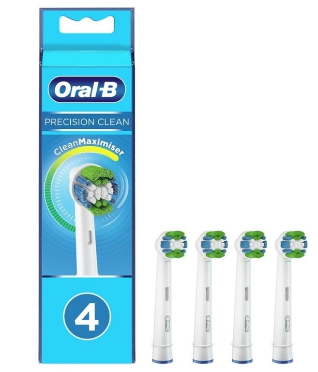 Насадка для электрической зубной щетки Oral-B EB20RB-4 Precision Clean 4 шт. (бонусы применимы)