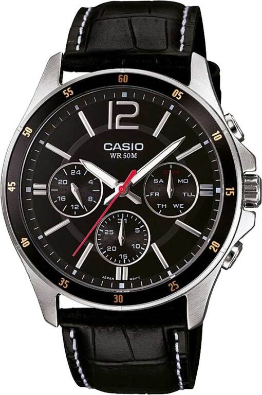 Японские кварцевые наручные часы Casio Enticer Collection MTP-1374L-1A