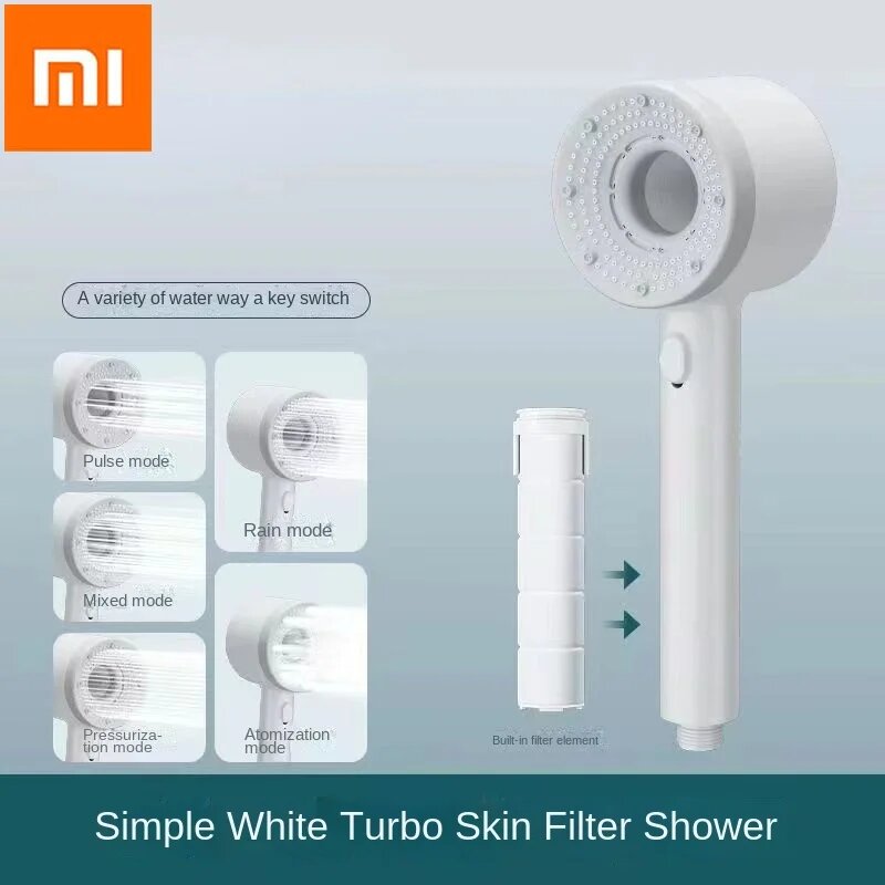 Насадка для душа Xiaomi Mijia 5 режимов, white Showerhead